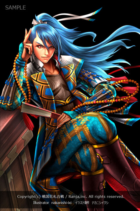 戦国花札合戦　武将　イラスト